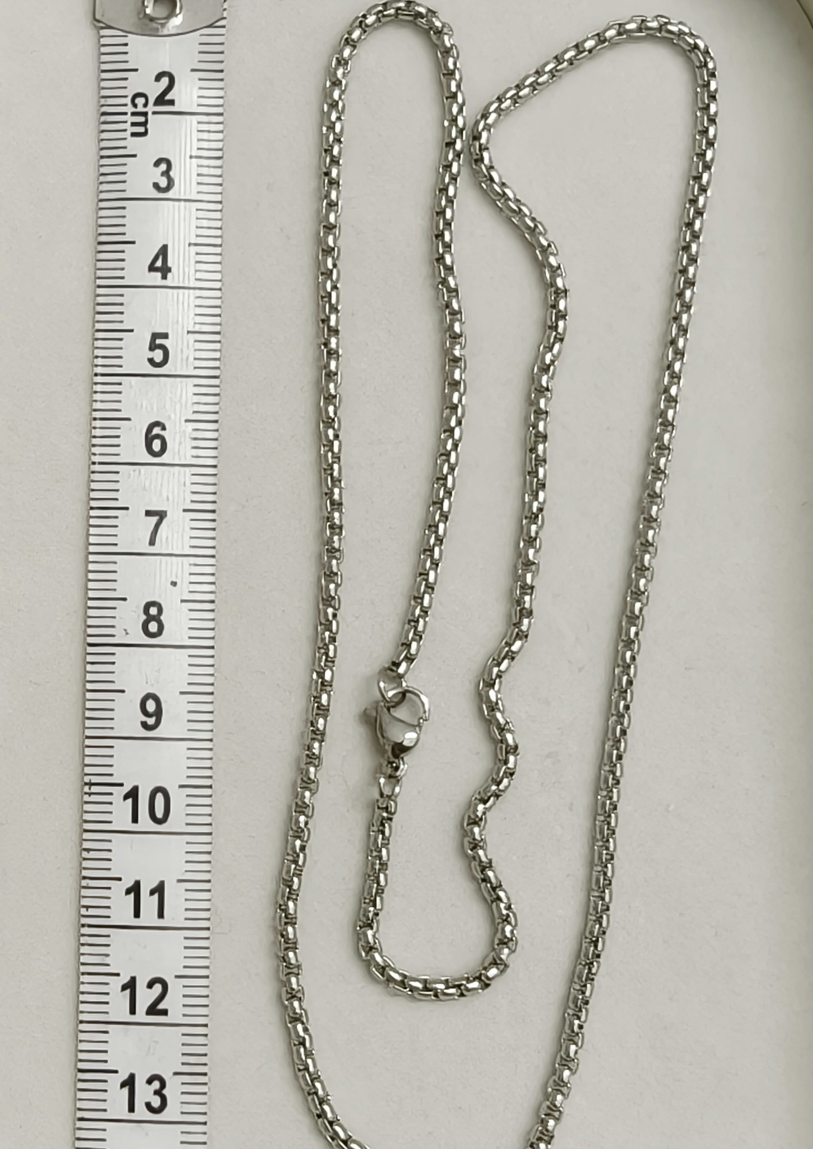 Stainless steel box chain