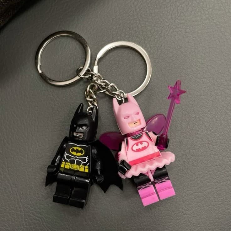 Batman fairy keychain pair 