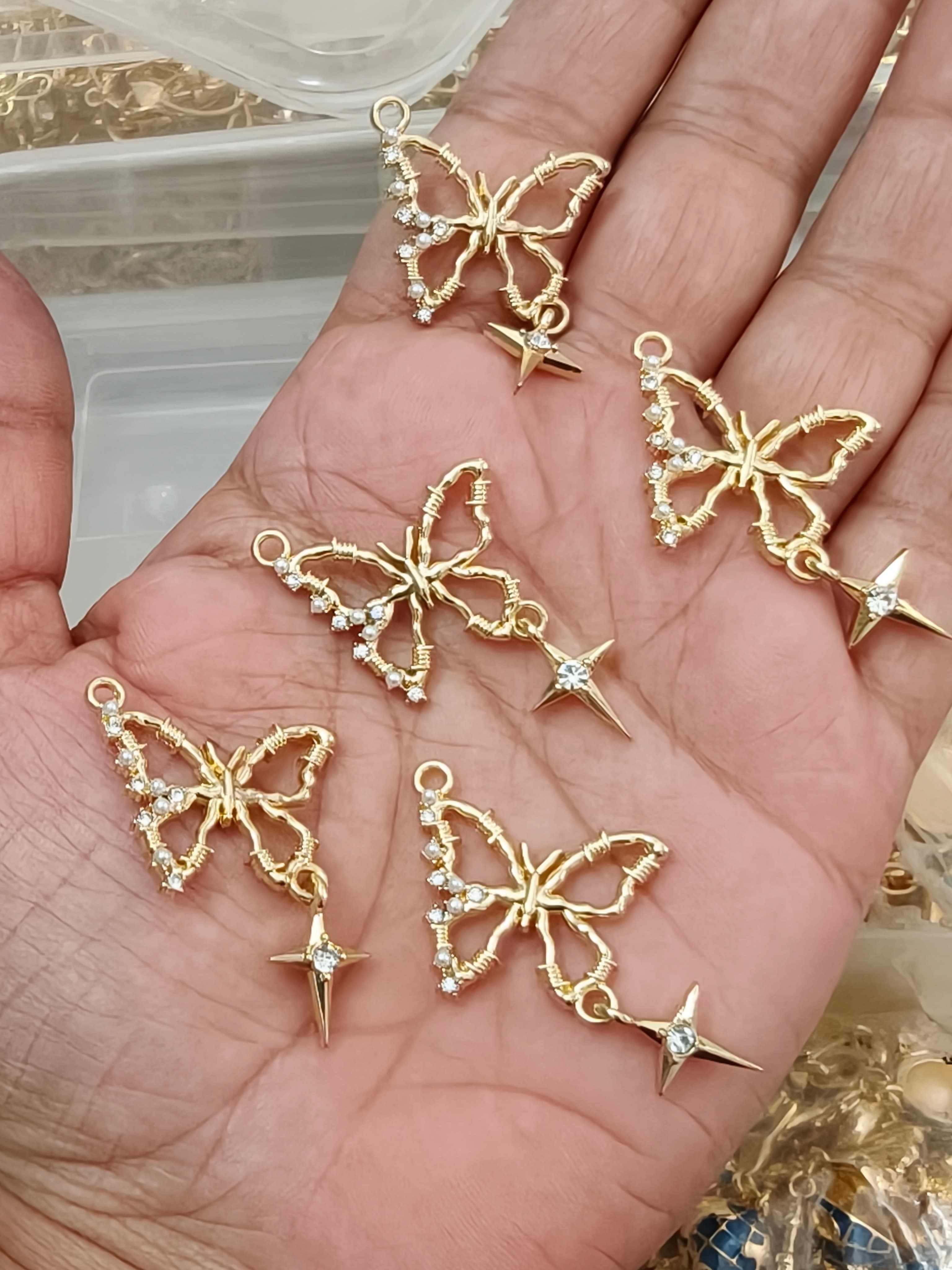 Butterfly with star